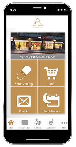 Die App der Bahnhofapotheke Graz Die App der Bahnhofapotheke Graz